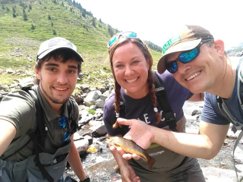 Brook Trout Fly Fishing in The pyrenes